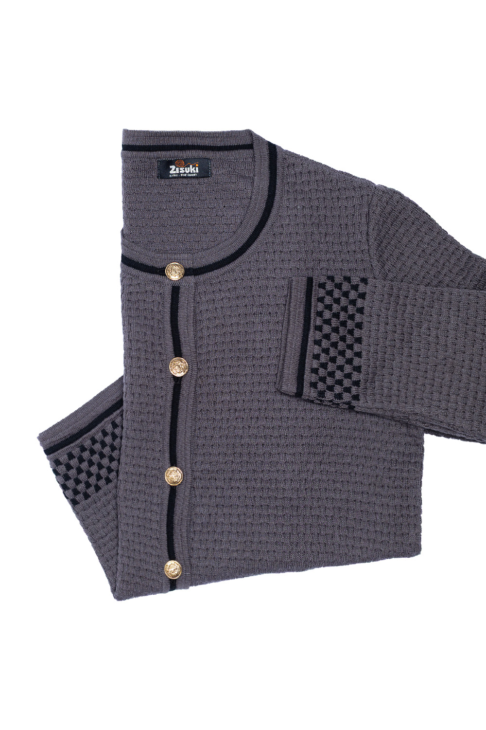 2458-4-zisuki-zenski-kardigan-na-o-izrez-sa-zlatnim-dugmicima-sivi-woman-cardigan-o-neck-with-golden-buttons-gray