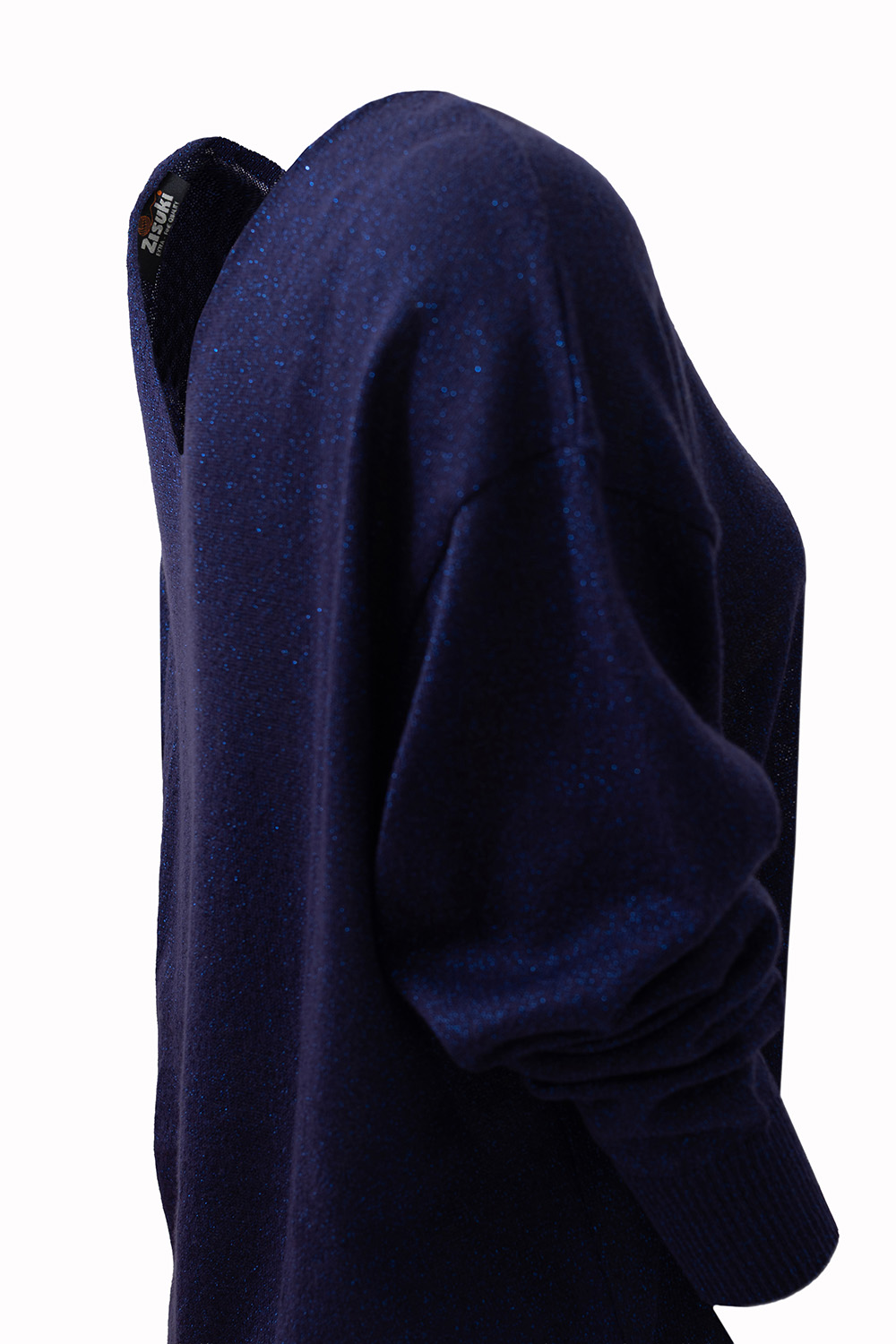 1932-4-zisuki-zenska-bluza-sa-lameom-plava-womans-knitted-blouse-with-lame-blue