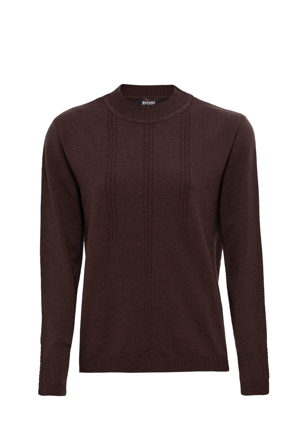 2032-zisuki-zenska-bluza-od-vune-braon-blauze-sweater-with-wool-brown