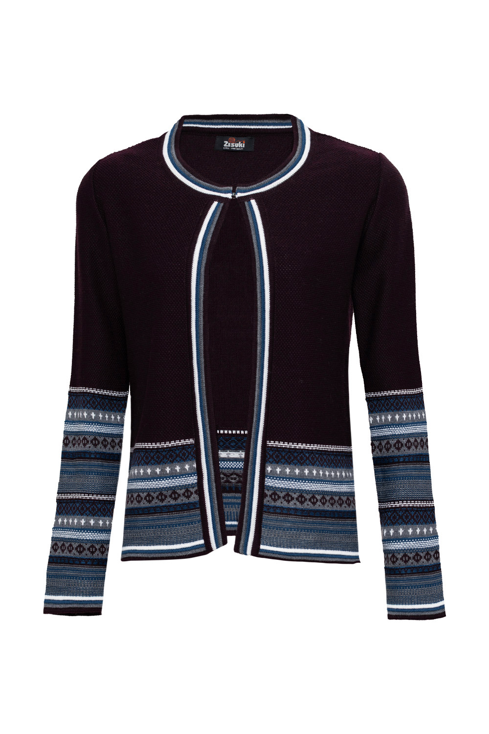 2260-zisuki-zenski-kardigan-na-okrugli-izrez-od-vune-tamno ljubicasta-womans-cardigan-o-neck-wool-dark purple